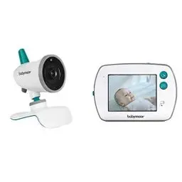 Produktbild: Babymoov YOO-Feel Video-Babyphone, 3,5 Zoll Touchscreen-Empfänger, Nachtsicht, 2-fach Zoom, Gegensprechfunktion, VOX-Funktion