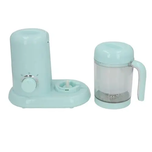 Produktbild: Baby-Püree-Mixer, Multifunktionaler Automatischer Babynahrungszubereiter für Obst und Gemüse (Seegrün)