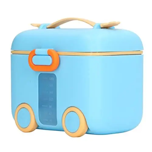 Produktbild: Baby-Reise-Milchpulver-Box, Sichere Abdichtung, Feuchtigkeitsbeständig, Tragbarer Milchpulver-Aufbewahrungsspender mit Griff (BLUE)