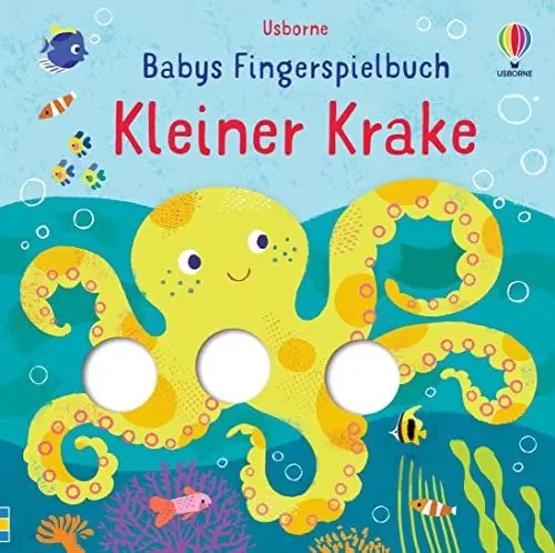 Produktbild: Babys Fingerspielbuch: Kleiner Krake: interaktives Mitmachbuch zur Förderung motorischer Fertigkeiten – ab 1 Jahr (Babys Fingerspielbücher)