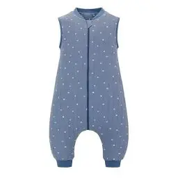 Produktbild: Baby-Schlafsack mit Beinen, 2,5 TOG, ärmellose tragbare Decke für Kinder, Unisex, 100% Baumwolle, Winter-Kleinkind-Schlafsack für Kleinkinder