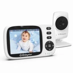 Produktbild: Babystar Babyphone mit Kamera, 3.2 Zoll Video-Babyphone Wireless, Nachtsicht, Temperaturüberwachung, Zwei Wege Audio VOX Modu, 2100mAh Wiederaufladbar, 2.4 GHz Babyphone ideal für Eltern