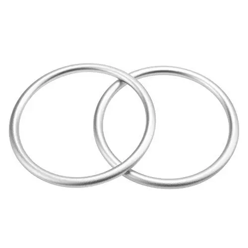 Produktbild: Babytragetücher Ring Babytragetuch Aluminiumringe, Silberner Kreis mit 8,7 Cm Durchmesser Begleiten Sie den Täglichen Einkauf