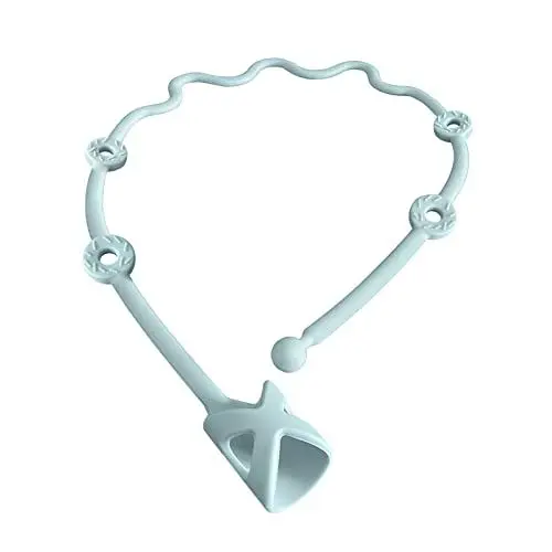 Produktbild: Baby-Utensilienhalter, Gurt, Hochstuhl-Zubehör, Fütterungshilfe, um den Löffel nah an der Hand und vom Boden fernzuhalten (Ether)
