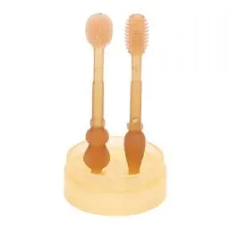 Produktbild: Babyzahnbürste, erste wiederverwendbare Kinderzahnbürste Ki Clean Crevice Baby Care Mouth Schmale Borsten