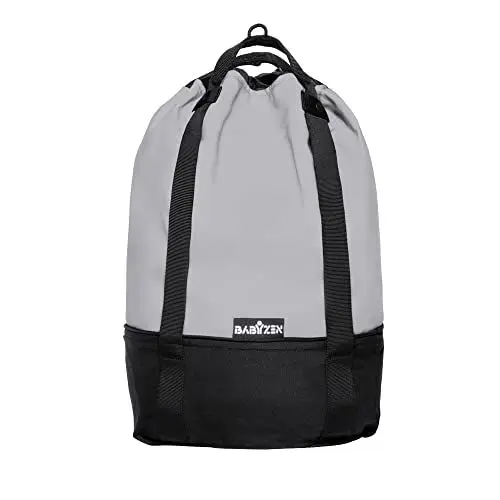 Produktbild: Babyzen YOYO Bag, Stone - Robuster zusätzlicher Stauraum am YOYO2 Kinderwagen - Inklusive Rad und Haken