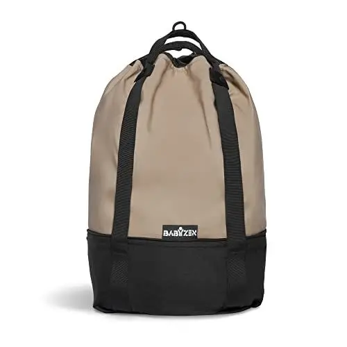 Produktbild: Babyzen YOYO Bag, Taupe - Robuster zusätzlicher Stauraum am YOYO2 Kinderwagen - Inklusive Rad und Haken