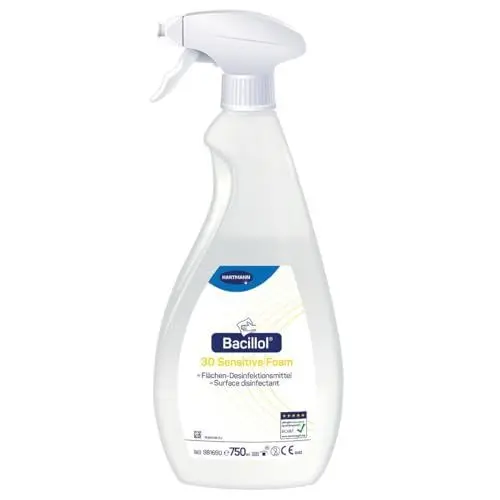 Produktbild: Bacillol 30 Sensitive Foam: Materialschonendes Schnell-Desinfektionsmittel zur Desinfektion von empfindlichen Oberflächen, 750 ml