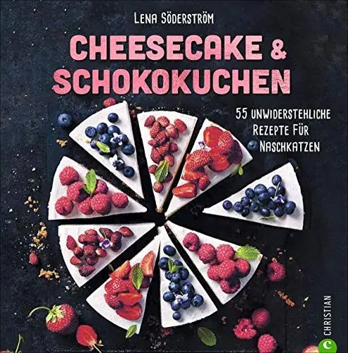 Produktbild: Backbuch: Cheesecake & Schokokuchen - 55 unwiderstehliche Rezepte für Naschkatzen. Das Trendbackbuch mit grandiosen Käsekuchen-Varianten, ob fruchtig, schokoladig oder klassisch.
