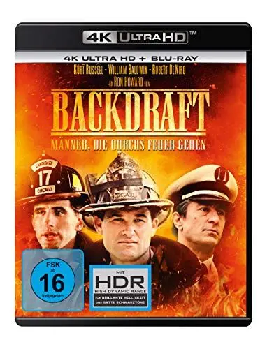 Produktbild: Backdraft - Männer, die durchs Feuer gehen (4K Ultra-HD) (+ Blu-ray 2D)