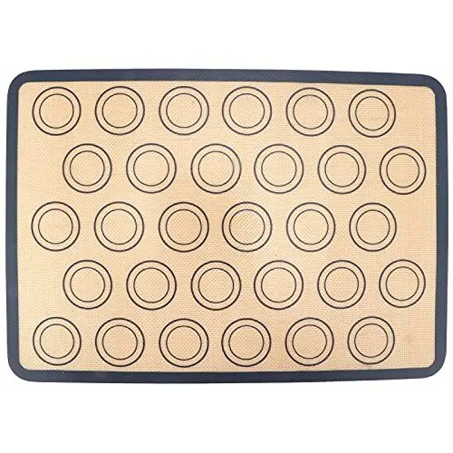 Produktbild: Backmatten aus Silikon für Backbleche, Silikon-Backmatte, wiederverwendbar, antihaftbeschichtet, Ofenmatte, hitzebeständiges Backgeschirr, 42 x 29,5 cm