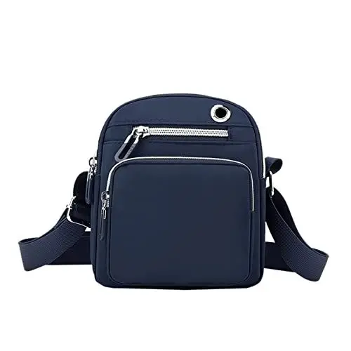 Produktbild: Backpack Damen Rucksack Mit Vielen FäChern Umhängetasche für Frauen Nylon wasserdichte Umhängetasche Umhängetasche leichte Taschenbücher Damentaschen Wanderrucksack Damen 20 Liter (BU2, One Size)