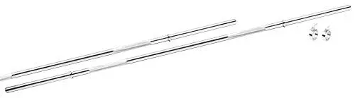 Produktbild: Bad Company Langhantelstange 183 cm Chrom inkl. Stellringen 30/31 mm