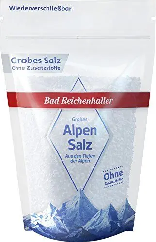 Produktbild: Bad Reichenhaller Grobes Alpensalz, 500 g