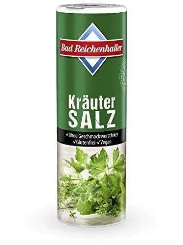 Produktbild: Bad Reichenhaller KräuterSalz, Weiß-grün, 300 g