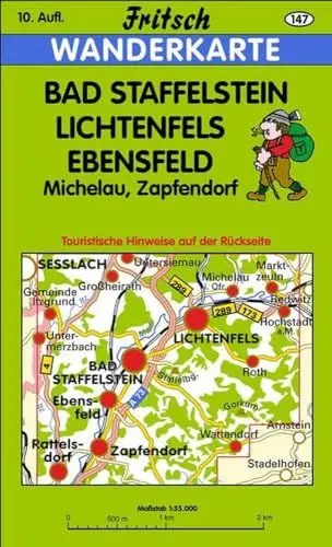 Produktbild: Bad Staffelstein - Lichtenfels - Ebensfeld: Michelau, Zapfendorf (Fritsch Wanderkarten 1:35000)