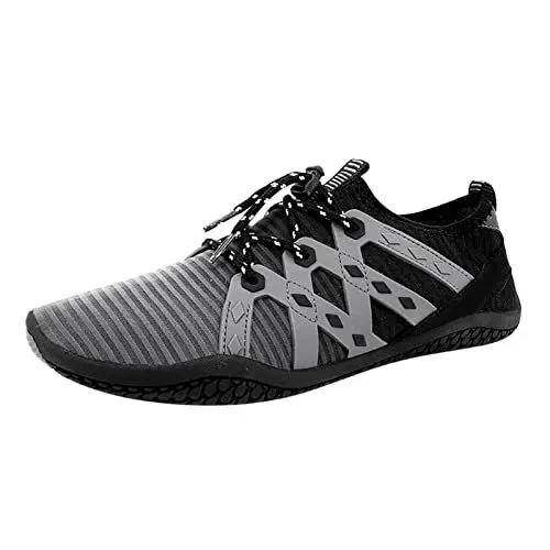 Produktbild: Bade Damen Zehentrenner Damen Adiletten Outdoor Freizeit rutschfeste Schwimmschuhe Schnorcheln schnell trocknende Strandschuhe Damen Tauchschuhe schuhe Damen Mit Absatz schuhe Zehentrenner (Black, 39)