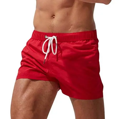 Produktbild: Badehose Badeshorts Schwimmhose Badehosen Schwimmshorts Große Atmungsaktiv Eng Fitness Herren Herren Lange Badehose Kurze Rote Hose Herren Kurze Badeshorts Herren Kurze Klassischer Legacy