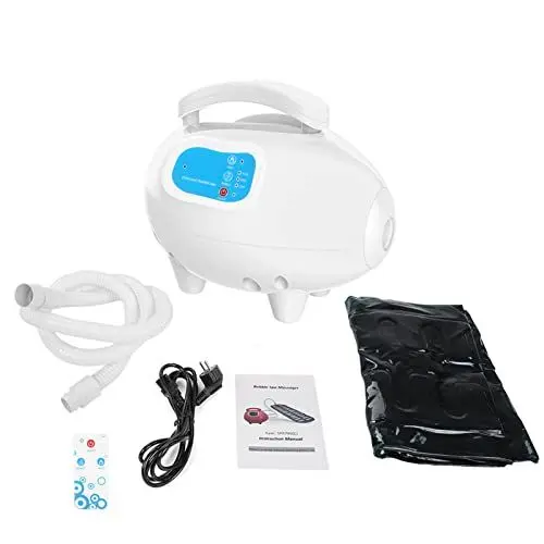 Produktbild: Salmue Badekurort Matte und Sprudelbad Maschinen, Ozon Luftblasen Badekurort Massager mit Sprudelmatte für Wanne Spa Massage, Spa tragbar Whirlpoolmatte Badewannen Sterilisations (Weiß)