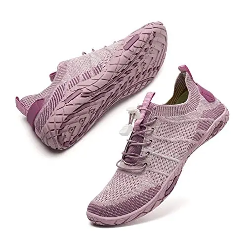 Produktbild: Badeschuhe Herren Damen Barfußschuhe Wasserschuhe Schwimmschuhe Strandschuhe für Surfen,Tauchen,Bootfahren,Gymnastik Fitness (V20 Violett, 42EU)