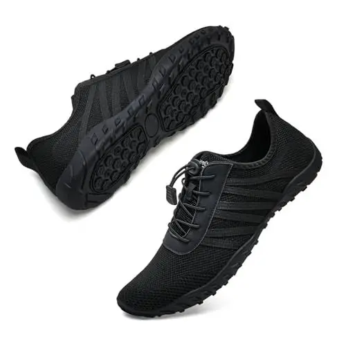 Produktbild: Badeschuhe Herren Damen Barfußschuhe Wasserschuhe Schwimmschuhe Strandschuhe für Surfen,Tauchen,Bootfahren,Gymnastik Fitness (Zeile blau, 39EU)