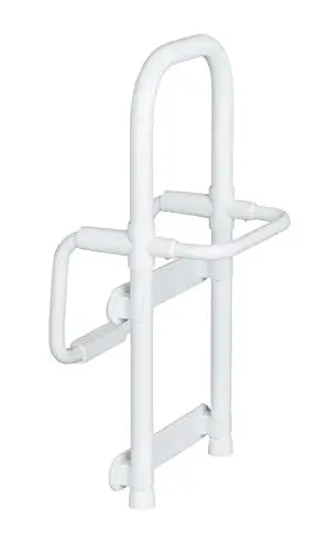 Produktbild: WENKO Secura Einstiegshilfe für die Badewanne, Belastbar mit bis zu 150 kg, Strapazierfähiges Aluminium/Kunststoff, 23 x 52 x 22,5-39 cm, Weiß