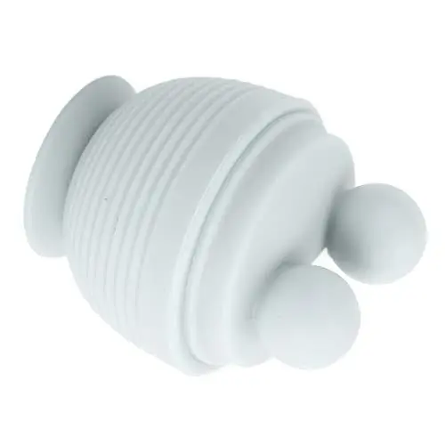 Produktbild: Badewannenstöpsel, Saugnapf, Doppelkugel-Clips, Sicherer Silikon-Badewannenstopper für Badezimmerwaschbecken (Blue)