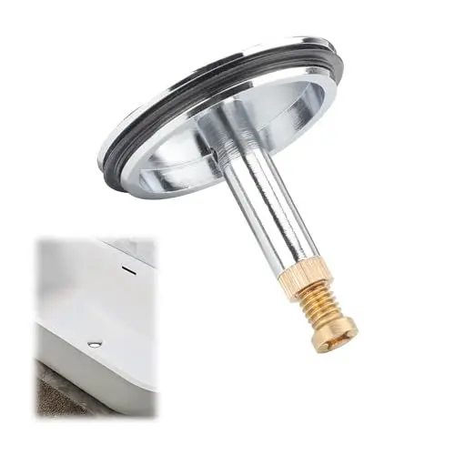 Produktbild: Badewannenstöpsel mit Verstellbaren Schrauben Stöpsel für Spülbecken Badewannenstöpsel Universal 44mm Edelstahl Badewannen Stöpsel Waschbeckenstöpsel für Badewannen Waschbecken