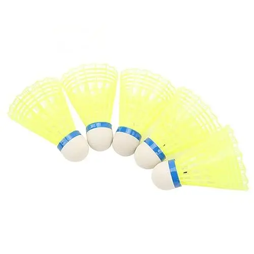 Produktbild: Badmintonball, Badminton-Set, 5 Stück, 30 MAh, Hohe Belastbarkeit, LED-Sport-Nachtleuchten, Federball-Badminton-Sets für Hinterhöfe, Hohe Belastbarkeit für Sportliche Aktivitäten
