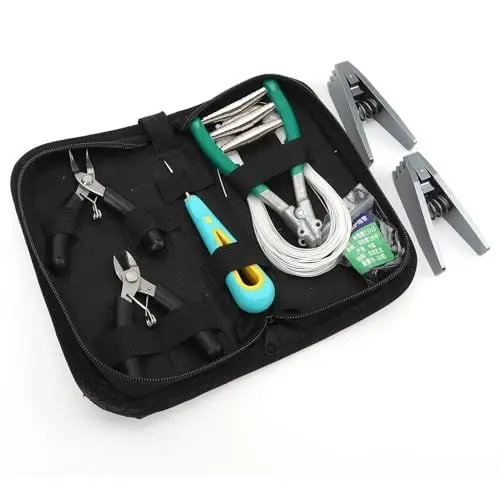 Produktbild: Badmintonschläger-Einfädelwerkzeug, Professionelles, Effizientes Tennisschläger-Startklemmen-DIY-Reparatur- und Wartungsset