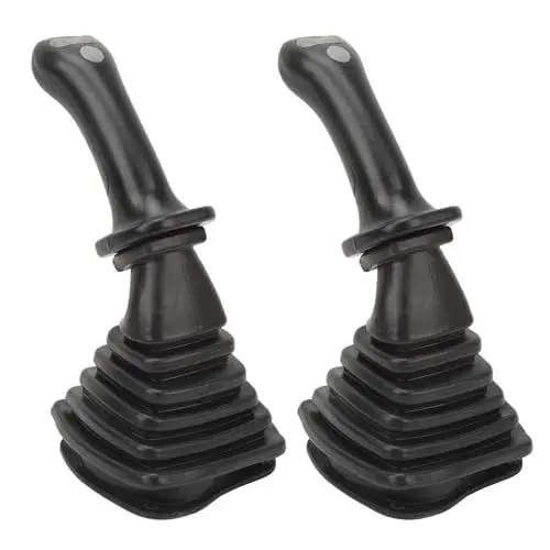 Produktbild: Bagger-Joystick-Kit, 2-teilig, 3-Tasten-Bagger-Joystick-Griffe mit Staubschutz, Ersatz für Doosan DH DX150 215 225 300 370 9C
