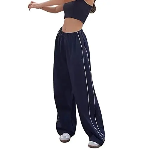 Produktbild: Baggy Shirt, Zweiteiler, Baggy Jogginghose Kinder, hip hop Hose Damen, Brandy Melville, Hosen Teenager mädchen, leichte Sporthose Damen, mädchen Sachen