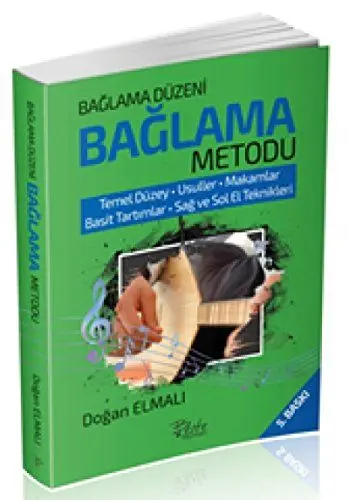 Produktbild: Baglama Düzeni Baglama Metodu: Temel Düzeyde Baglama Egitimi: Bağlama Düzeni Temel Düzey - Usuller - Makamlar - Basit Tartımlar - Sağ ve Sol El Teknikleri