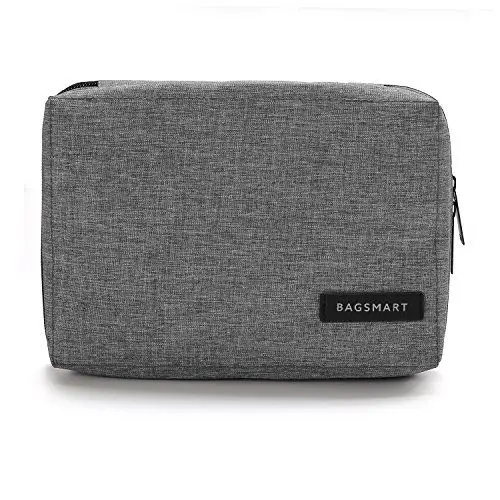 Produktbild: BAGSMART Aufbewahrungstasche für Kabel, elektronische Reisetasche, Reisezubehör für Frauen, tragbare Tasche, Aufbewahrungstasche für Handykabel, SD-Karte