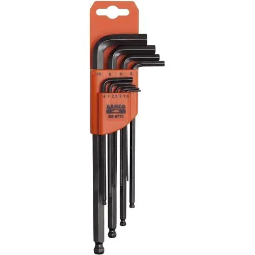 Produktbild: Bahco 9770 BE-9770 Innensechskant-Schraubendreher-Set, 1,5-10 mm