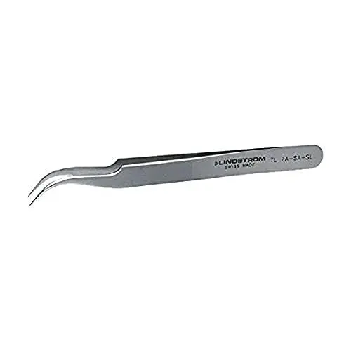 Produktbild: Bahco Edelstahl Pinzette, 115 mm Gebogen Antimagnetisch ESD-sicher