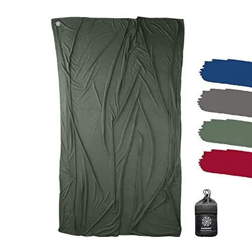 Produktbild: Bahidora® Reisedecke Ultraleicht Warm 200x150cm. Camping Decke Outdoor aus Coolmax Material - ideal als Reise Zubehör. Geringes Packmaß, weich und atmungsaktiv