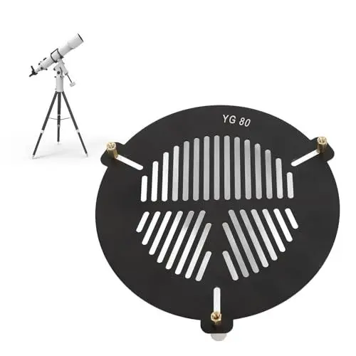 Produktbild: Bahtinov-Maske, Fokussierungsmaske für Teleskope, Bahtinov-Maske für Außendurchmesser von 84 Mm–115 M/3,3 Zoll Bis 4,53 Zoll, Teleskop-Zubehör
