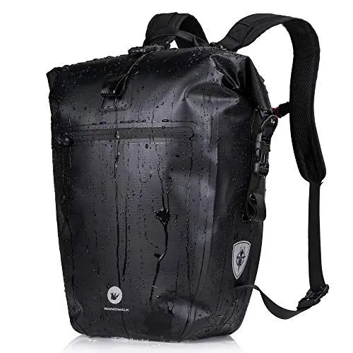 Produktbild: BAIGIO 3 in 1 Fahrradtasche für Gepäckträger 27-30L Wasserdicht Gepäckträgertasche Fahrrad Tasche hinten/vorne Multifunktional Vorderrad Gepäcktasche Reisetasche Laptop Rucksack Umhängetasche