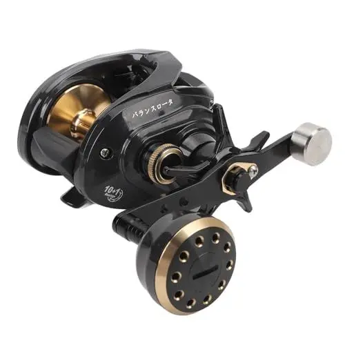 Produktbild: Baitcasting-Rolle, Baitcaster-Angelrolle mit Einem Kipphebel für Salzwasser (Rechte Hand)