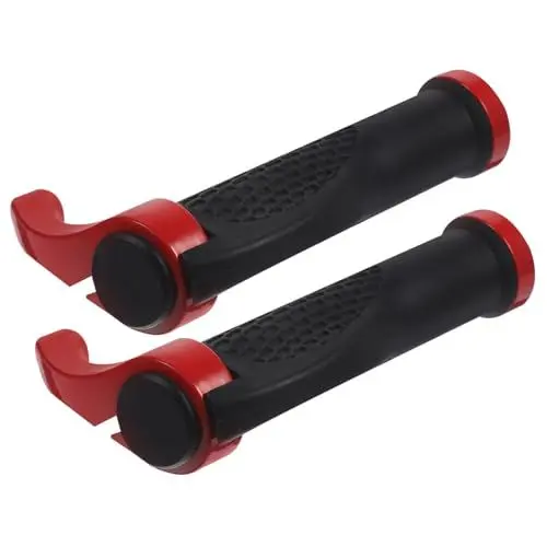 Produktbild: Balacoo 3St Lenkergriffe am Lenkerende Fahrradgriff Fahrradhupengriffe Fahrradspieß Feder Lenkergriffe Mountainbike Fahrradlenkergriffe Aluminiumlegierung Zubehör Zahlen Griffigkeit rot