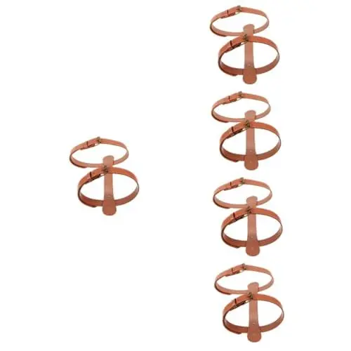 Produktbild: balacoo 5St Riemen für Picknickmatten Teppiche anschnallen Tragegurt für Outdoor-Decken Picknick-Pad-Gurt Bettrollengurt draussen Fußbodenteppich Campingbedarf Band Reisen Picknickdecke Pu