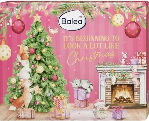 Produktbild: Balea Adventskalender 2024 Frauen Beauty Wert 100€,- Kosmetik Advent Kalender für Frau & Mädchen, 24 Geschenke, Pflege Weihnachtskalender, Adventkalender inkl. Calirfornia WAVE Damen Duft