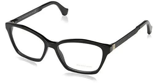 Produktbild: Balenciaga BA5071 001 -54 -16 -140 Balenciaga Brillengestelle BA5071 001 -54 -16 -140 Rechteckig Brillengestelle 54, Schwarz