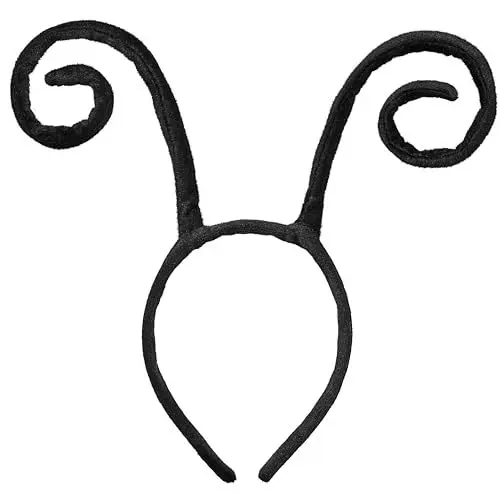 Produktbild: Balinco Fühler Haarreif, Käfer Antennen Kostüm, Ameisen Haarband, Käfer Stirnband, Insekten Accessoire, Kakerlake Outfit, Schmetterling Verkleidung, Fliege Karneval, Biene Fasching Zubehör