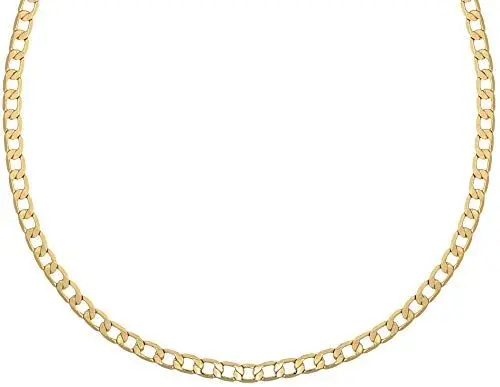 Produktbild: Balinco Goldkette, Rapper Gold Goldene Rapper Gangster Kette - satter Goldlook - perfekt zum Protzen beim Karneval & Fasching
