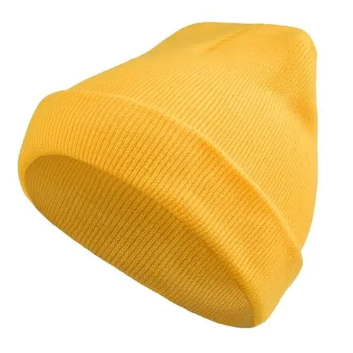 Produktbild: Balinco Mütze Minions Stil – Lustige gelbe Beanie ohne Brille | Witziges Cartoon Kostüm-Accessoire für Kinder & Erwachsene | Ideal für Karneval, Fasching, Mottoparty & Halloween