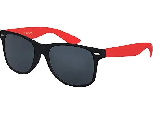 Produktbild: Balinco – Sonnenbrille Damen & Herren UV400 CAT 3 CE – Klassische Sonnenbrillen mit Federscharnier – Verspiegelte, braune, Klarglas & Smoke-Gläser – Sunglasses 100% UVA/UVB Schutz – Diverse Farben