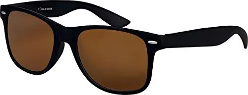 Produktbild: Balinco – Sonnenbrille Damen & Herren UV400 CAT 3 CE – Klassische Sonnenbrillen mit Federscharnier – Verspiegelte, braune, Klarglas & Smoke-Gläser – Sunglasses 100% UVA/UVB Schutz – Diverse Farben