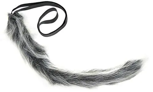 Produktbild: Balinco Wolfsschwanz | Werwolf Schwanz | | Wolf Schwanz für Damen & Herren als Accessoires für Ihr Wolfskostüm zum Karneval
